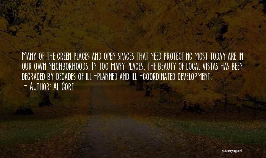 Green Spaces Quotes By Al Gore