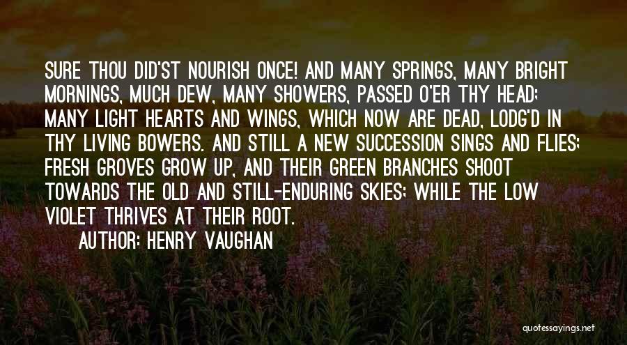 Green Spring Quotes By Henry Vaughan