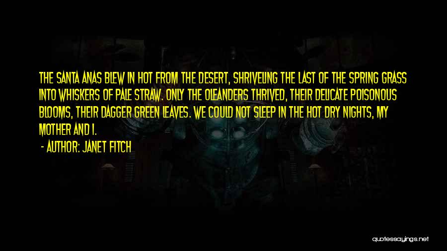 Green Spring Quotes By Janet Fitch