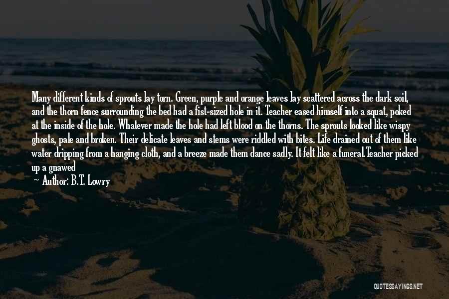 Green Surrounding Quotes By B.T. Lowry
