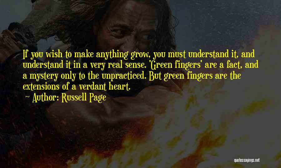 Green Thumb Quotes By Russell Page