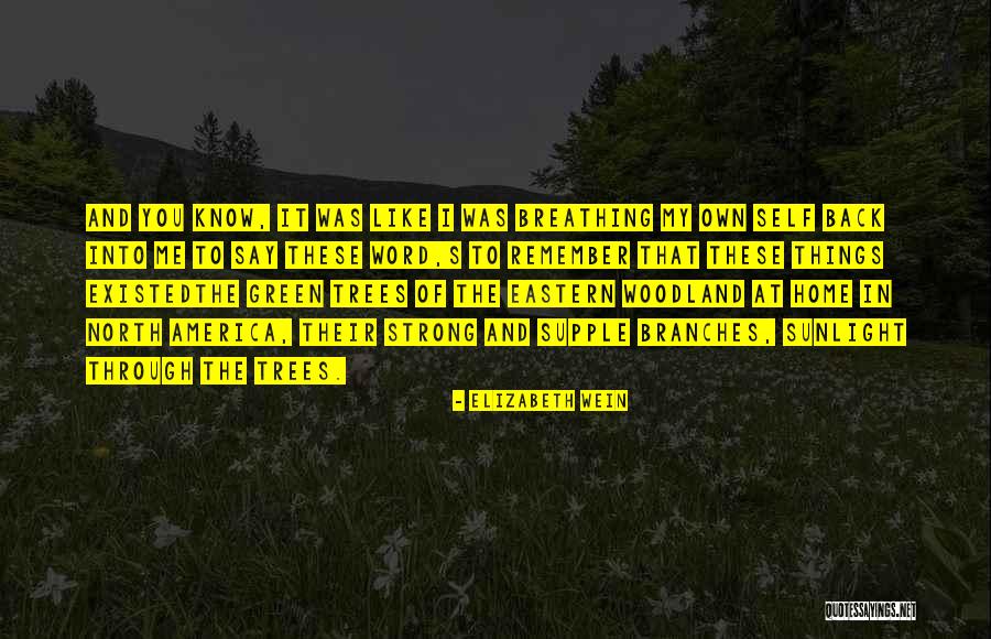 Green Trees Quotes By Elizabeth Wein Green Trees Quotes By Elizabeth Wein