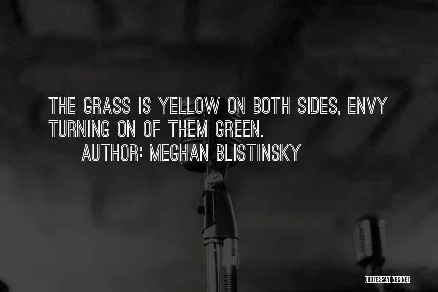 Green With Envy Quotes By Meghan Blistinsky