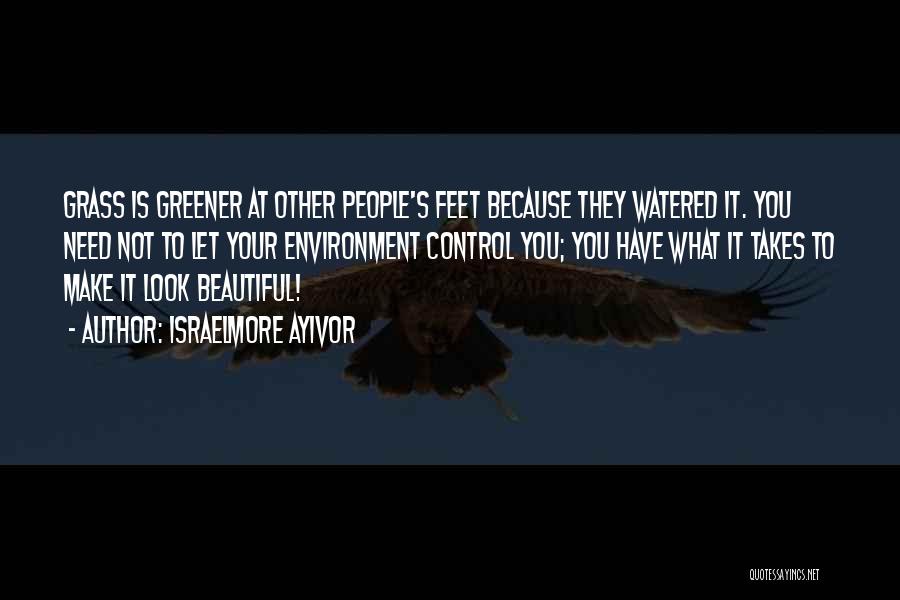 Greener Quotes By Israelmore Ayivor