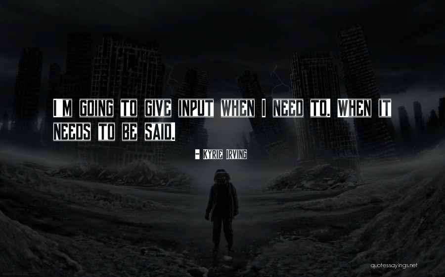 Greenheart Wood Quotes By Kyrie Irving