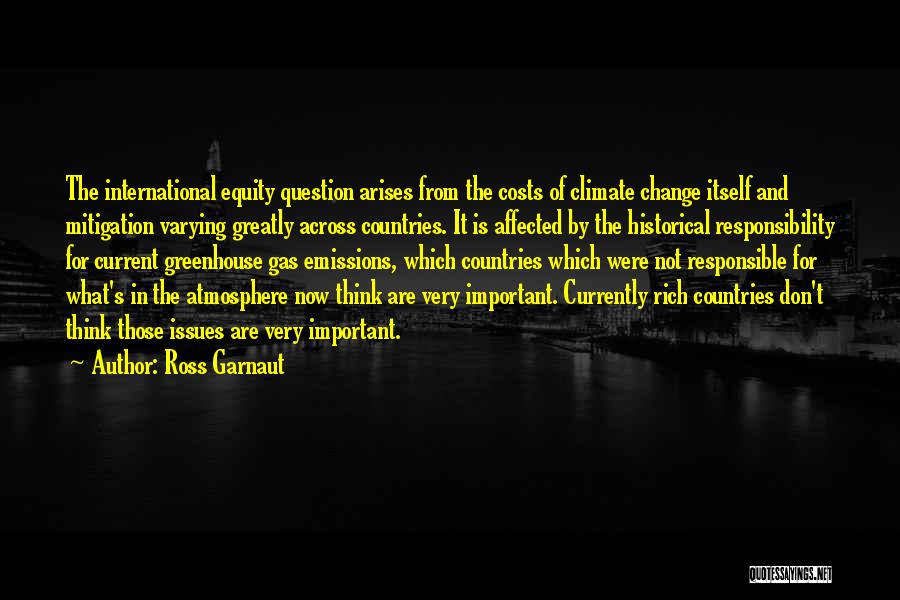 Greenhouse Gas Quotes By Ross Garnaut