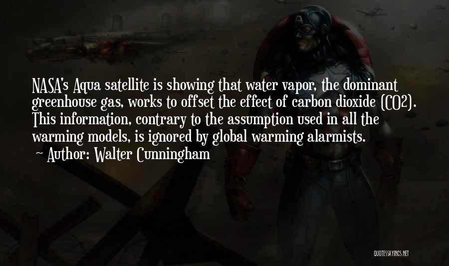 Greenhouse Gas Quotes By Walter Cunningham