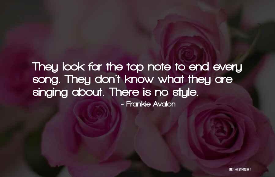 Greenroom Binder Quotes By Frankie Avalon
