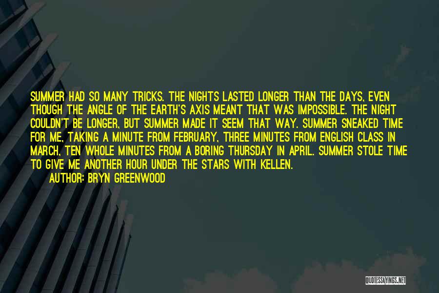 Greenwood Quotes By Bryn Greenwood