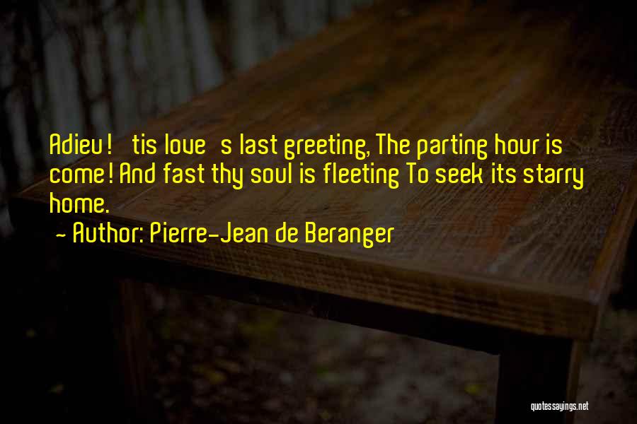 Greeting Good Night Quotes By Pierre-Jean De Beranger