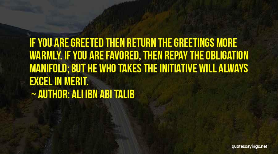 Greetings Quotes By Ali Ibn Abi Talib
