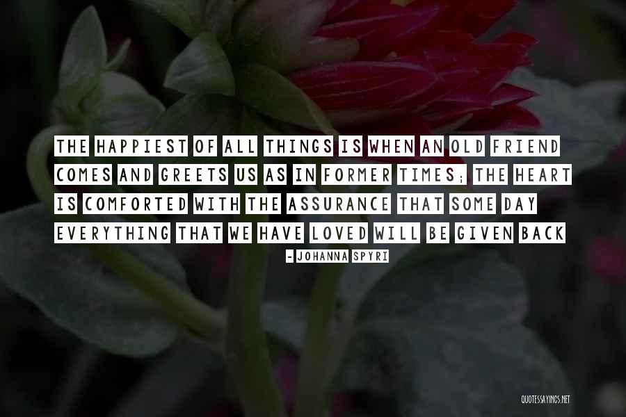 Greets Quotes By Johanna Spyri Greets Quotes By Johanna Spyri