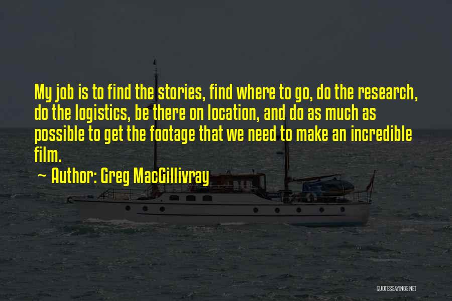 Greg MacGillivray Quotes 755738