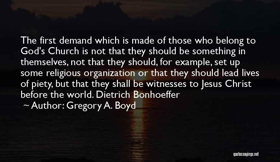 Gregory A. Boyd Quotes 2236945