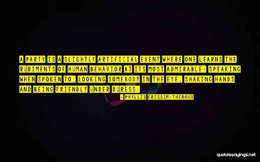 Greifer Quotes By Phyllis Grissim-Theroux Greifer Quotes By Phyllis Grissim-Theroux