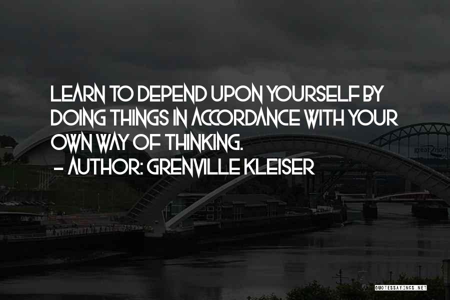 Grenville Kleiser Quotes 733689