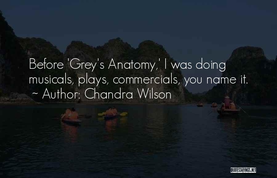 Grey Anatomy Quotes By Chandra Wilson