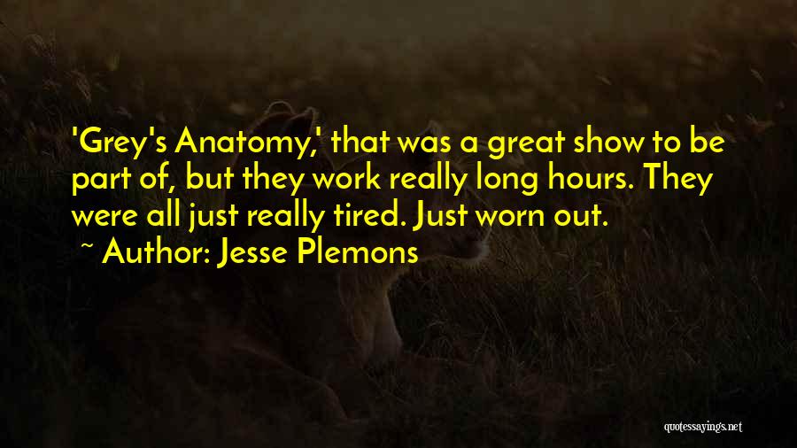 Grey Anatomy Quotes By Jesse Plemons