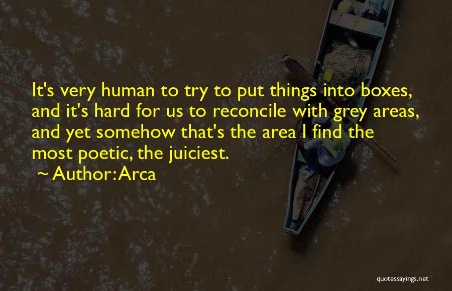 Grey Area Quotes By Arca