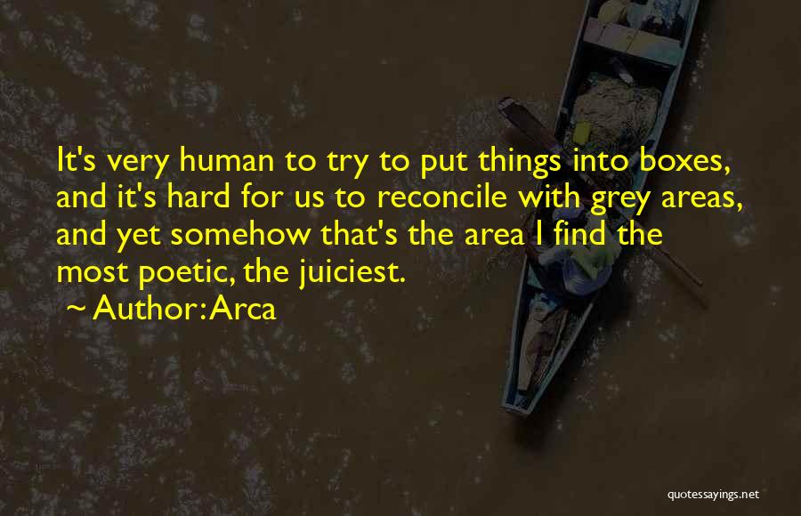 Grey Areas Quotes By Arca