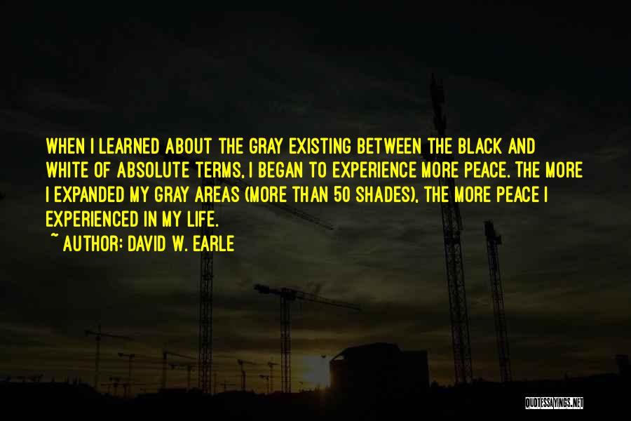 Grey Areas Quotes By David W. Earle