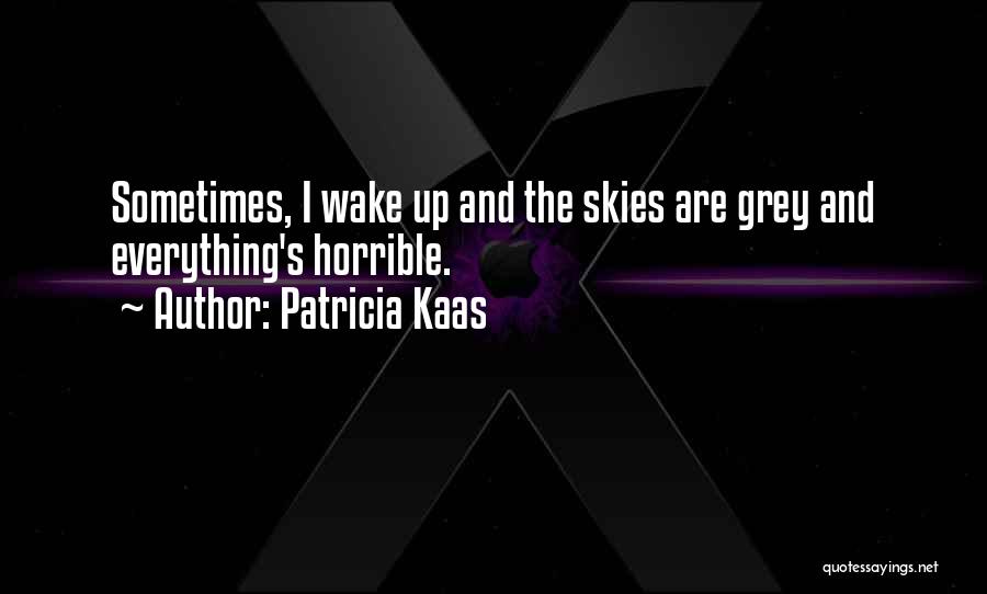 Grey Skies Quotes By Patricia Kaas