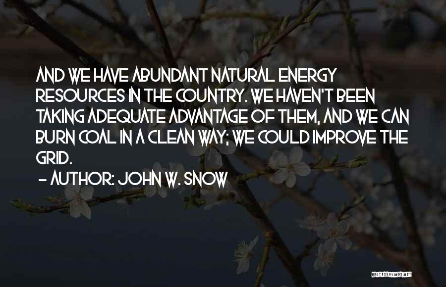 Grid Quotes By John W. Snow