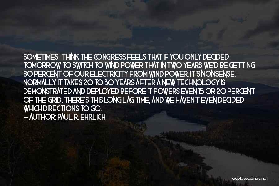 Grid Quotes By Paul R. Ehrlich