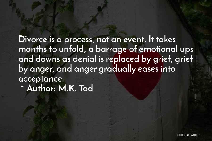 Grief And Anger Quotes By M.K. Tod