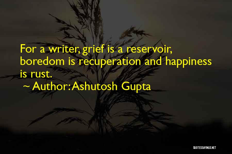 Grief And Happiness Quotes By Ashutosh Gupta