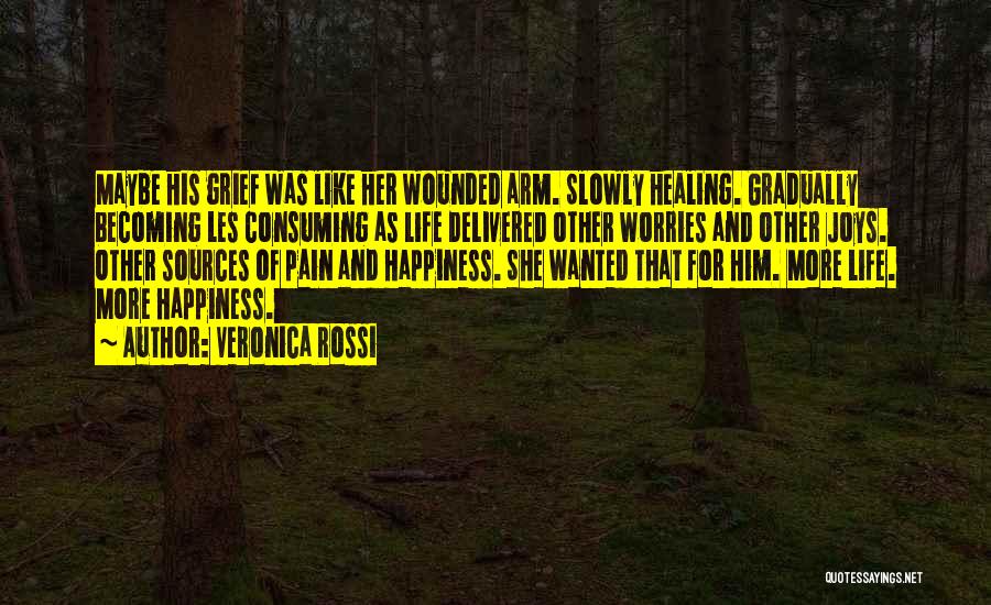 Grief And Happiness Quotes By Veronica Rossi