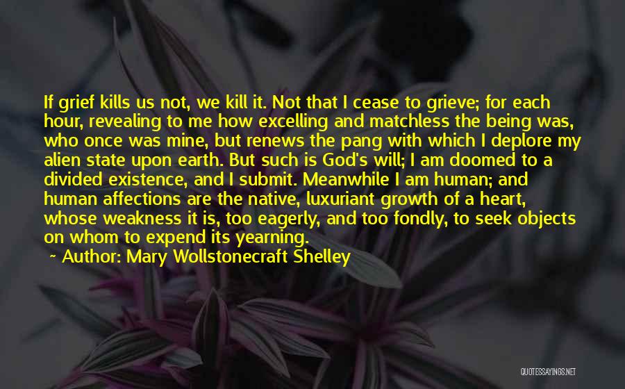 Grief And Mourning Quotes By Mary Wollstonecraft Shelley