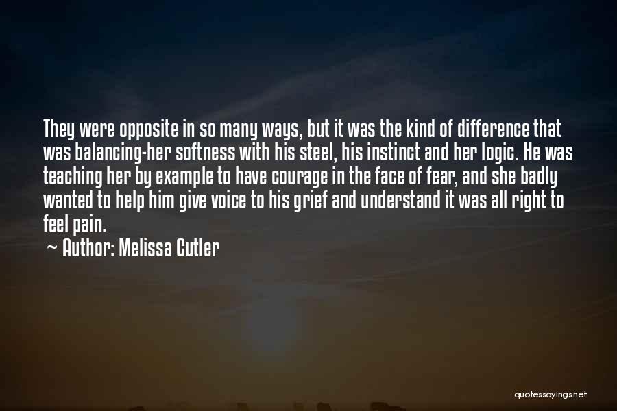 Grief And Pain Quotes By Melissa Cutler