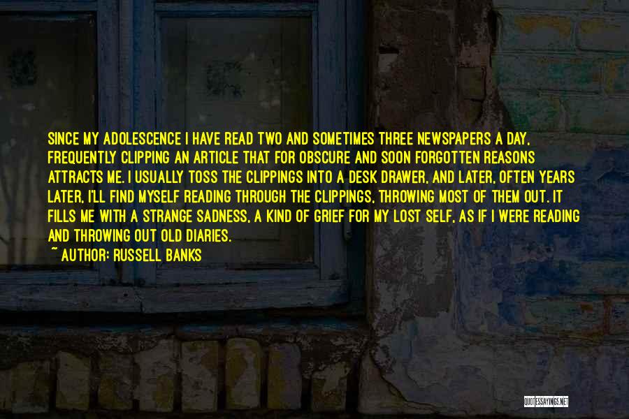 Grief And Sadness Quotes By Russell Banks