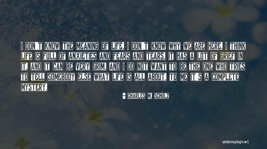 Grief Meaning Quotes By Charles M. Schulz Grief Meaning Quotes By Charles M. Schulz