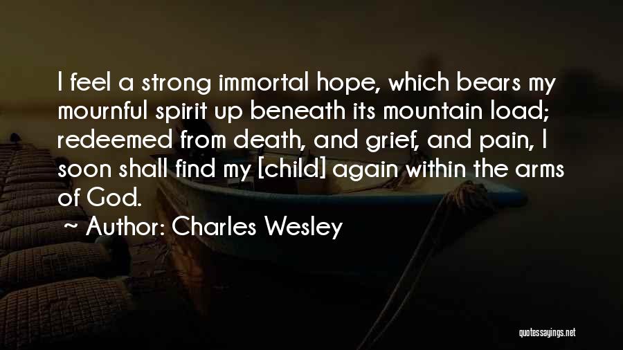 Grief Of A Child Quotes By Charles Wesley