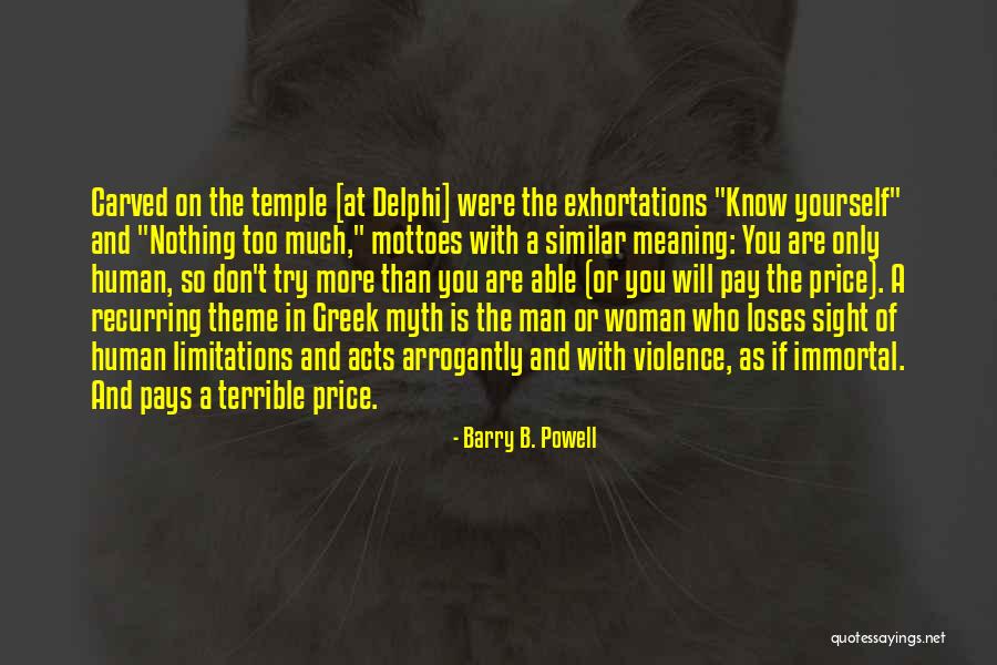 Grigaravicius Komisaras Quotes By Barry B. Powell Grigaravicius Komisaras Quotes By Barry B. Powell
