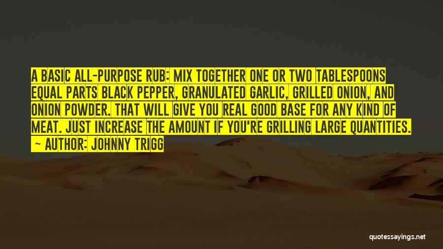 Grilled Meat Quotes By Johnny Trigg