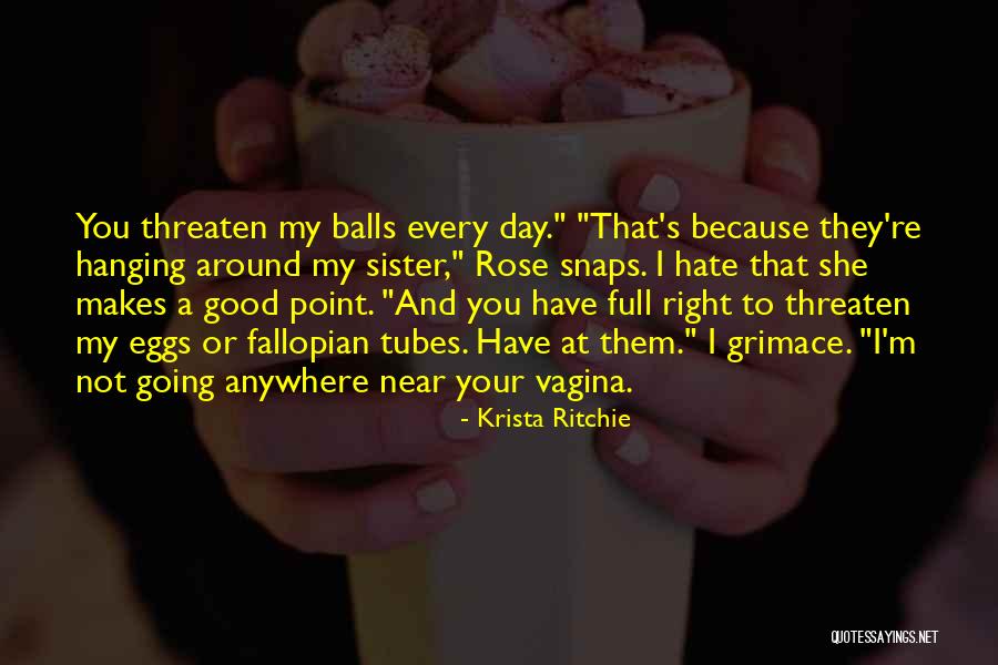 Grimace Quotes By Krista Ritchie