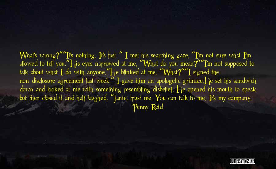 Grimace Quotes By Penny Reid