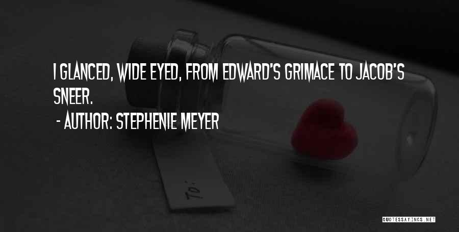 Grimace Quotes By Stephenie Meyer