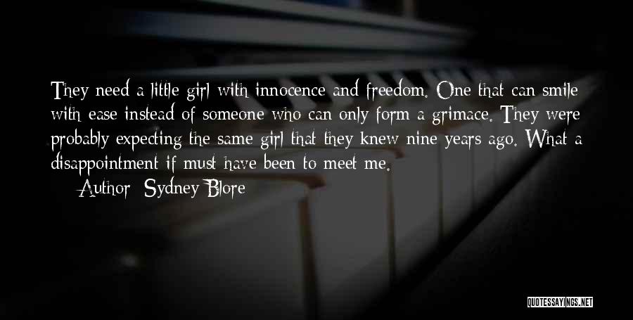 Grimace Quotes By Sydney Blore
