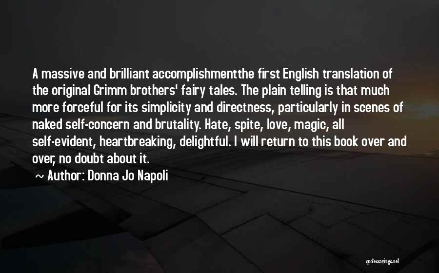 Grimm Fairy Tales Quotes By Donna Jo Napoli
