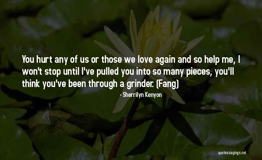 Grinder Quotes By Sherrilyn Kenyon Grinder Quotes By Sherrilyn Kenyon