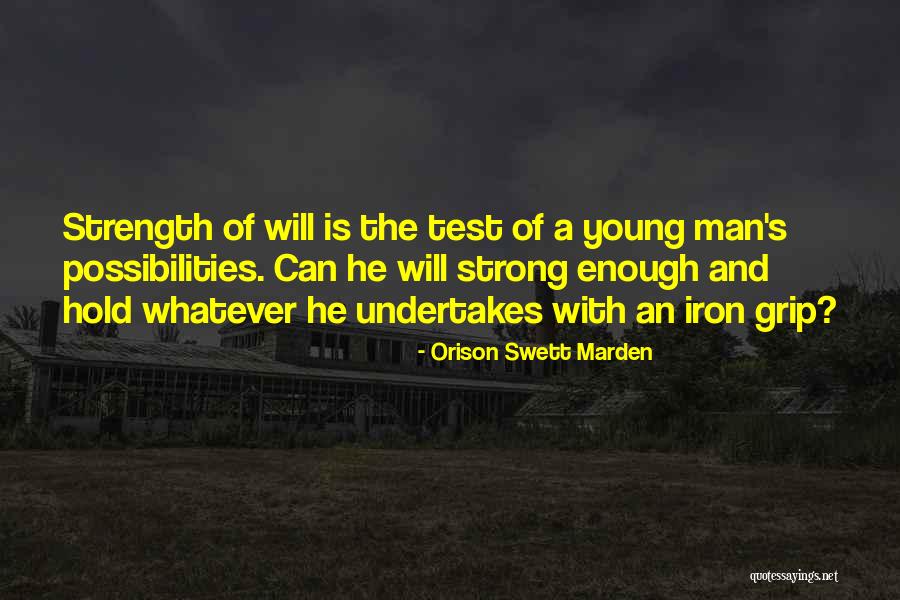 Grip Strength Quotes By Orison Swett Marden Grip Strength Quotes By Orison Swett Marden
