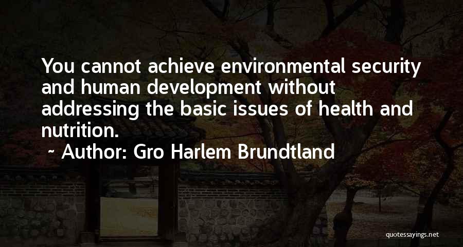 Gro Harlem Brundtland Quotes 999766