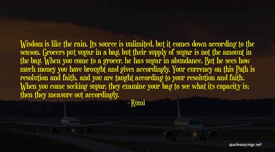 Grocers Quotes By Rumi