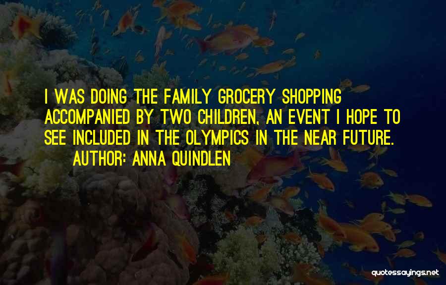 Grocery Shopping Quotes By Anna Quindlen