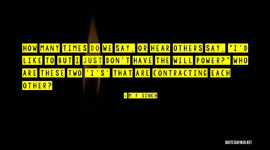 Groenefeld Tennis Quotes By M.F.SINGH Groenefeld Tennis Quotes By M.F.SINGH