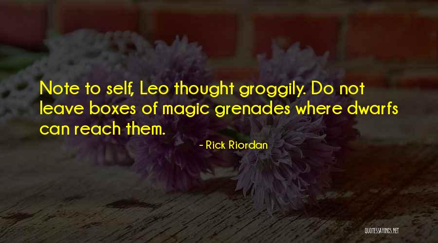 Groggily Wonder Quotes By Rick Riordan Groggily Wonder Quotes By Rick Riordan